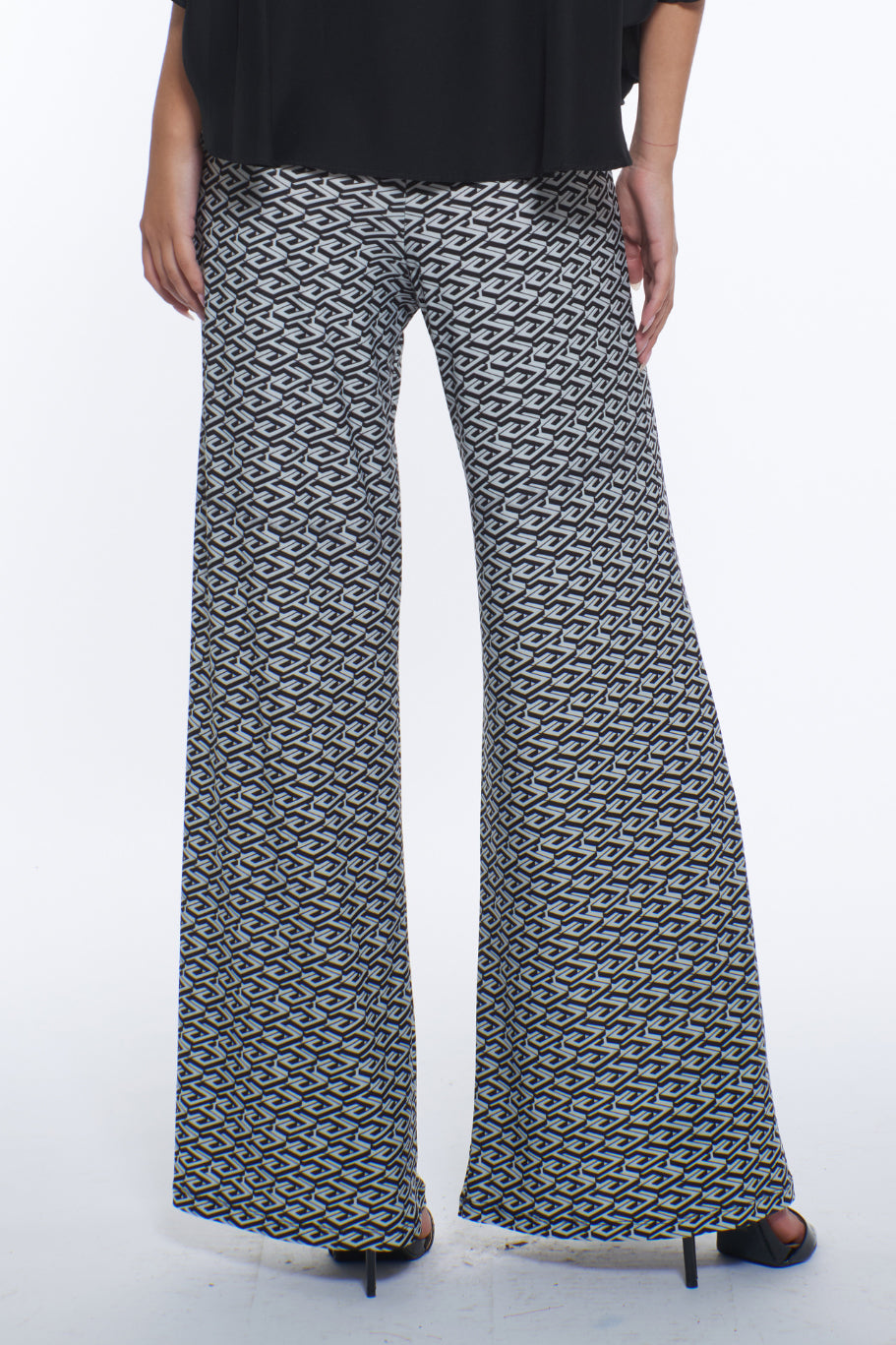 Cooper Geo Logo Wide Leg Pants