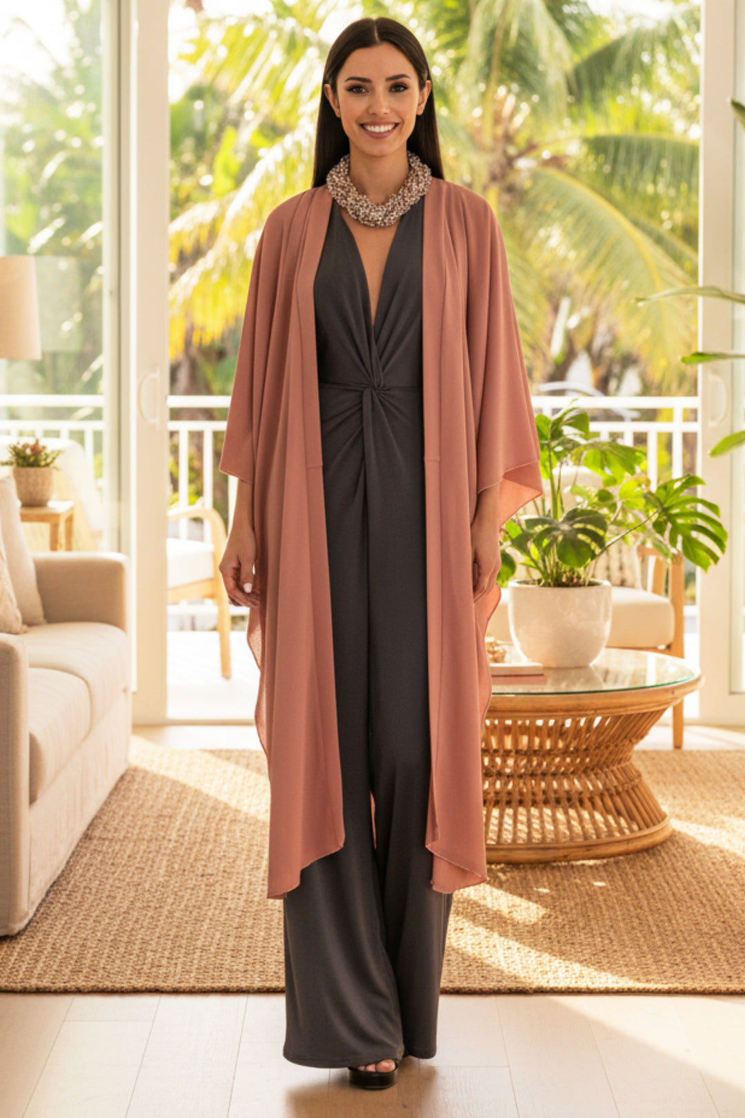 Nena Sheer Midi Duster