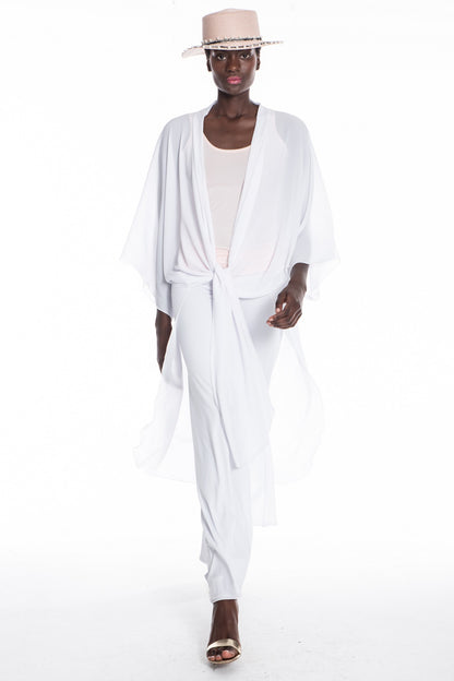 Nena Sheer Midi Duster