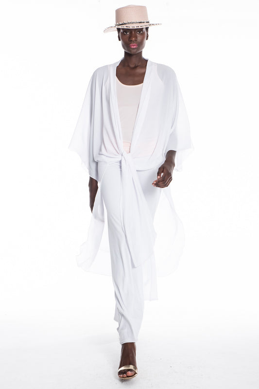 Nena Sheer Midi Duster
