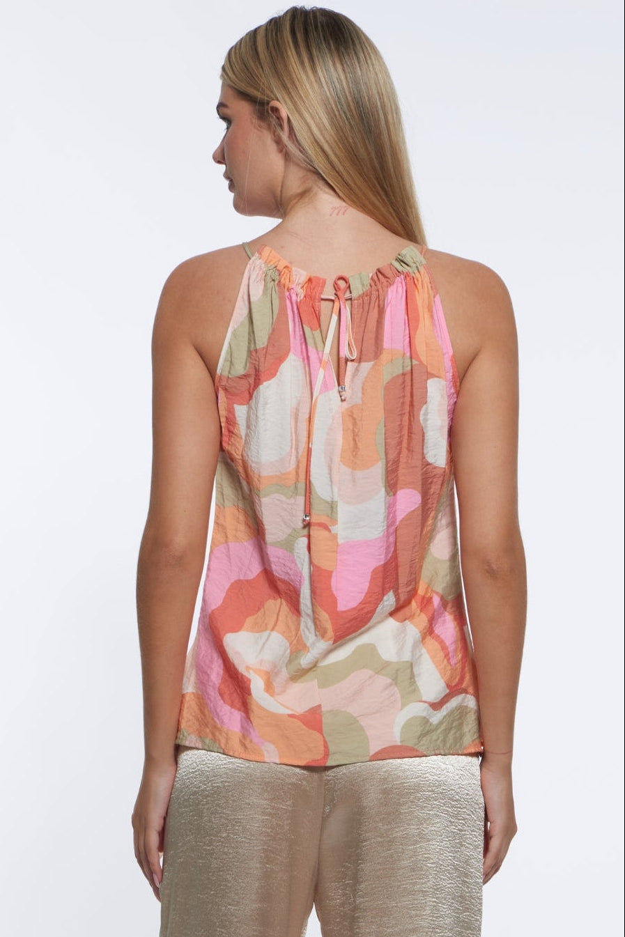 Hall Bloom Keyhole Halter Top | Julian Chang