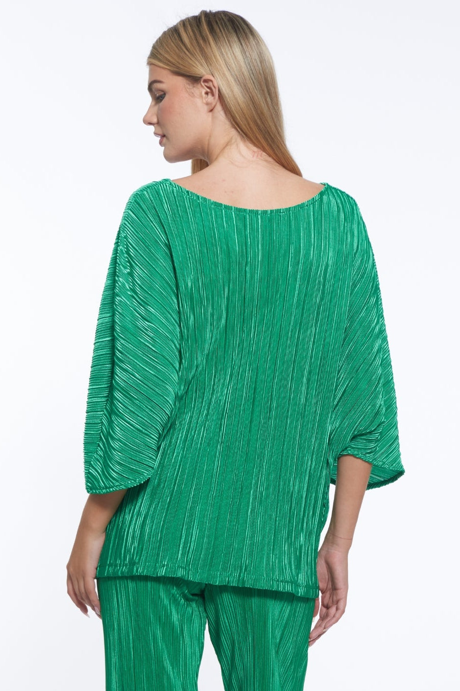 Niro Top - Green Plissé