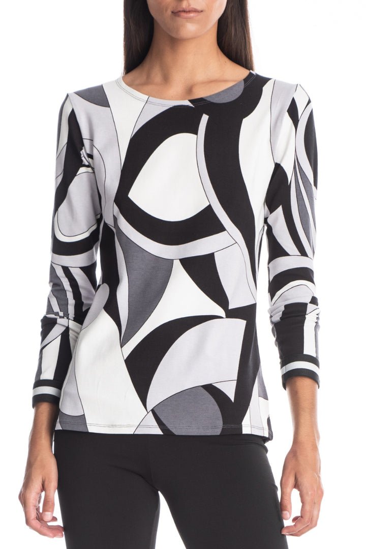Otto Monochrome Layering Travel Top
