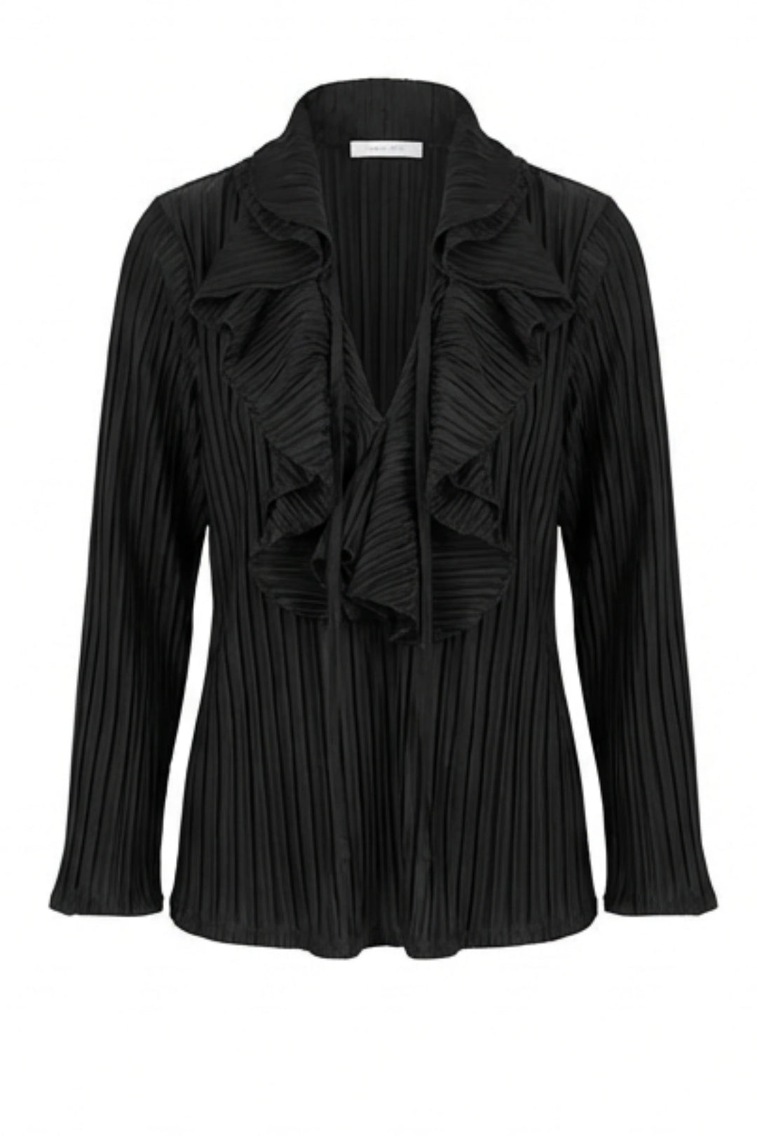 Lori Ruffled V Neck Long Sleeve Top