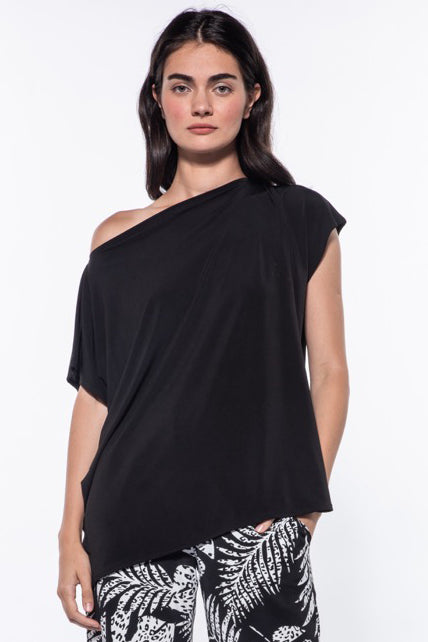 Rina Relaxed Boatneck Tee