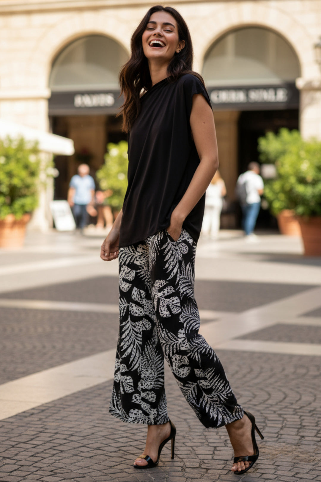 Rina Relaxed Boatneck Tee