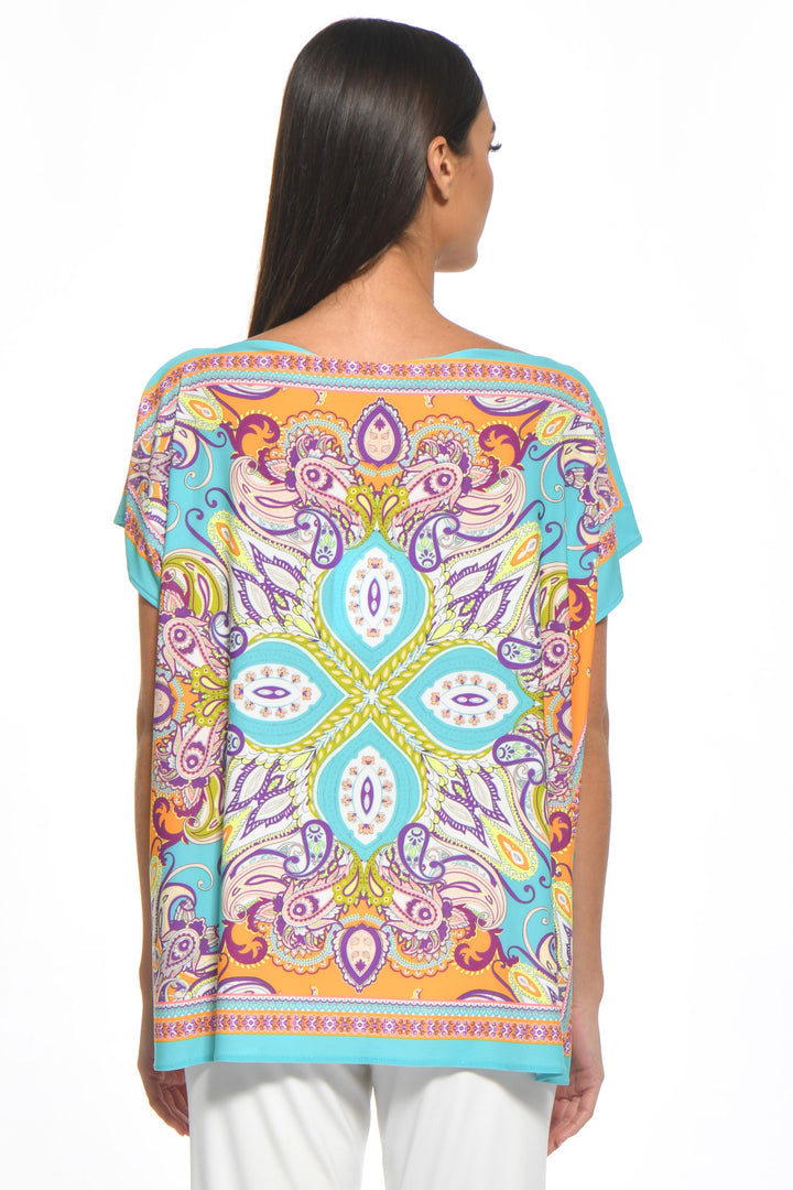 Rina Relaxed Boatneck Signature Tee