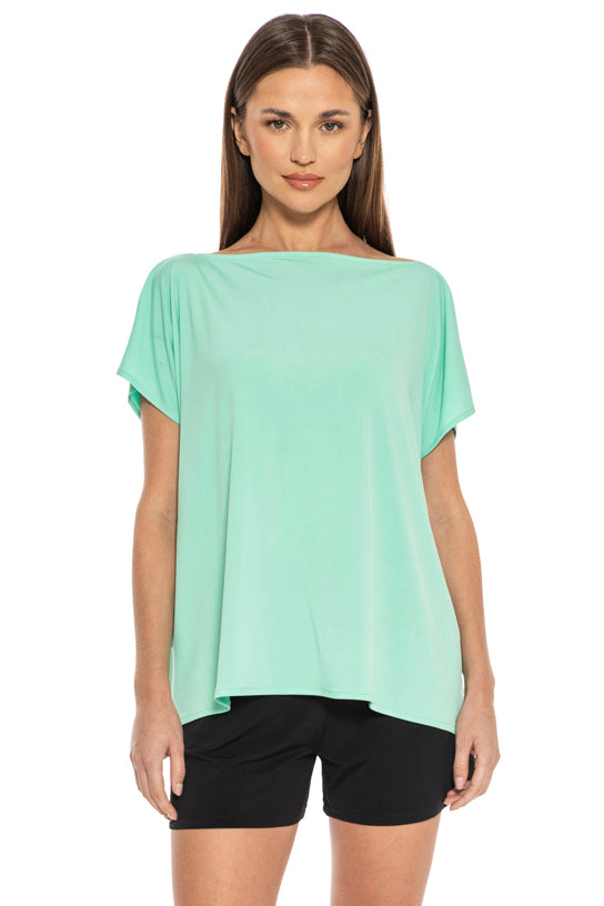 Rina Relaxed Boatneck Tee