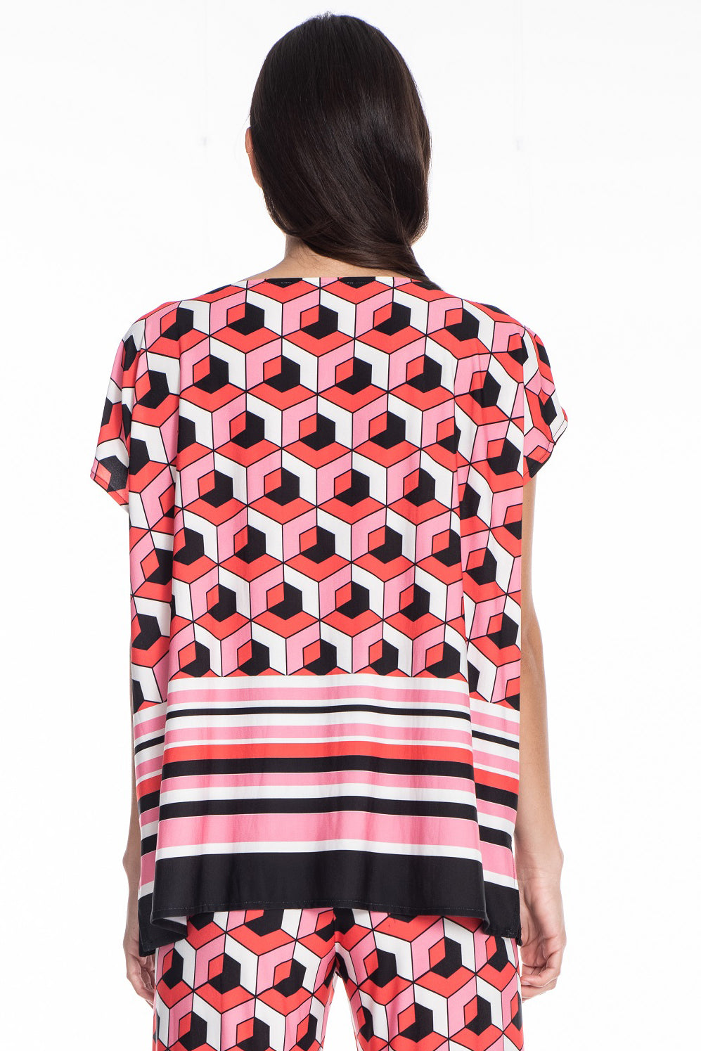 Rina Relaxed Boatneck Signature Tee