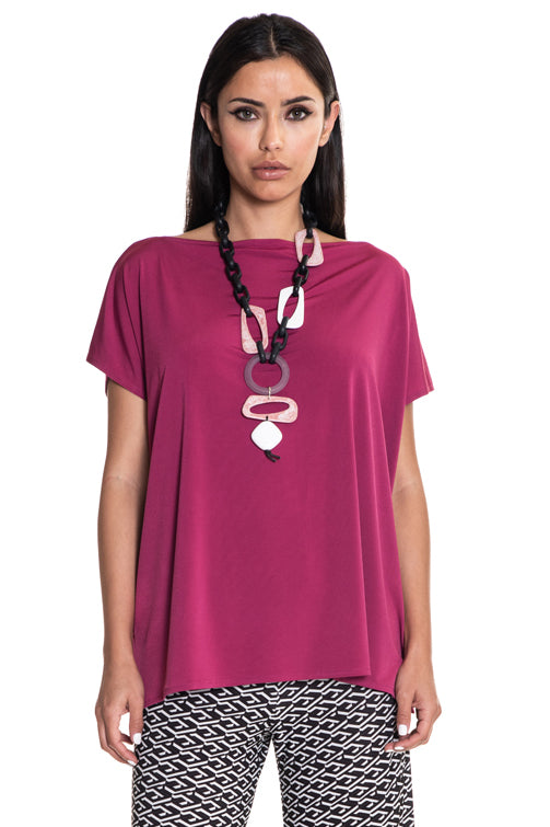 Rina Relaxed Boatneck Tee