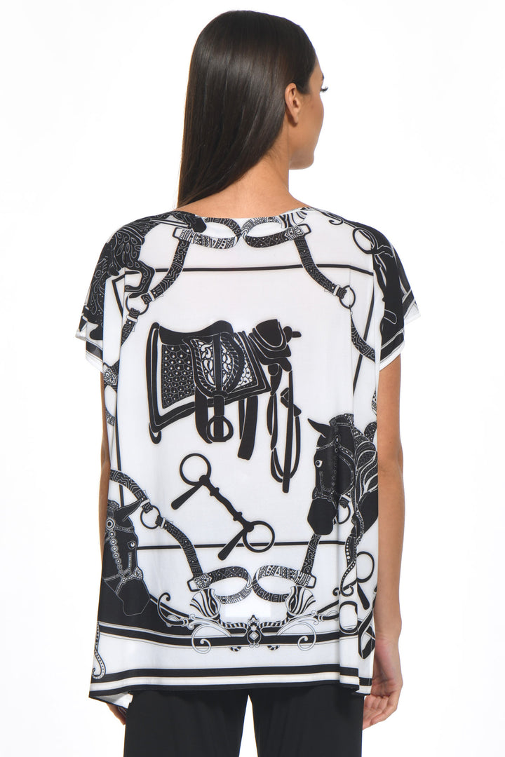 Rina Relaxed Boatneck Signature Tee