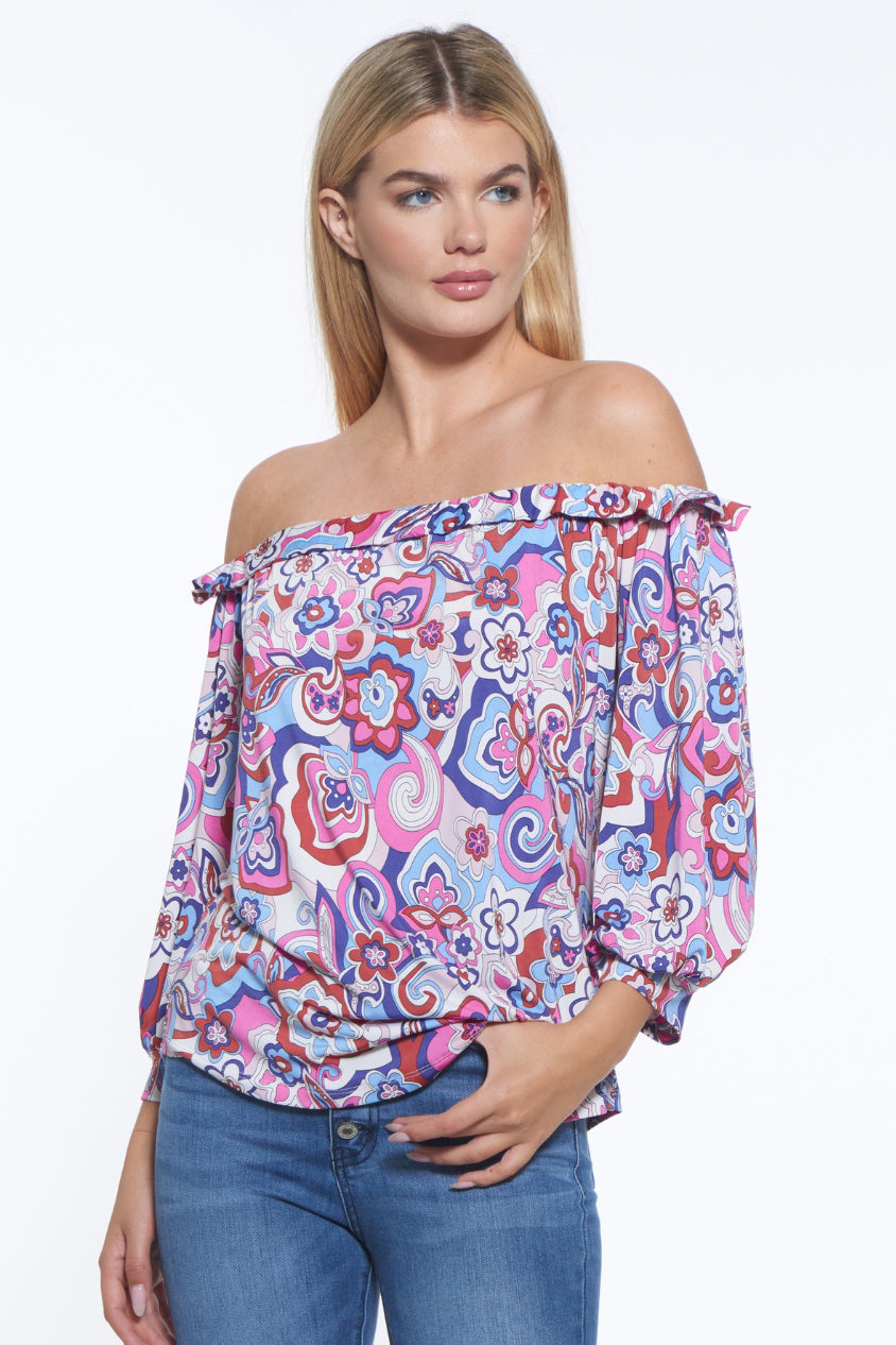 Wilson Luxe Off The Shoulder Blouse