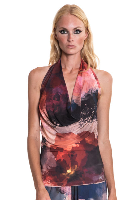 Foster Sierra Drape Neck Top