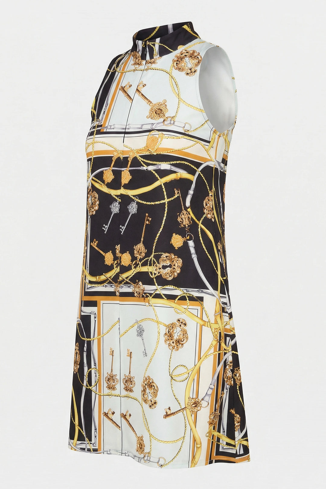 West Dress Inca Print sleeveless dress ghost image front view
