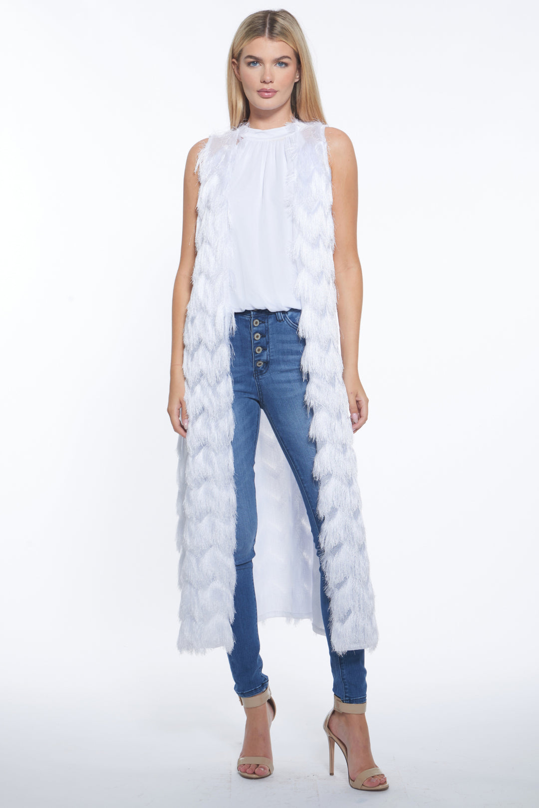 Eyelashes Midi Vest