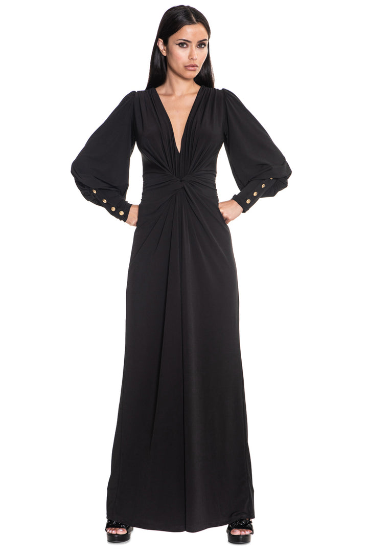 Carrie Signature V-Neck Wide Leg Jumpsuit