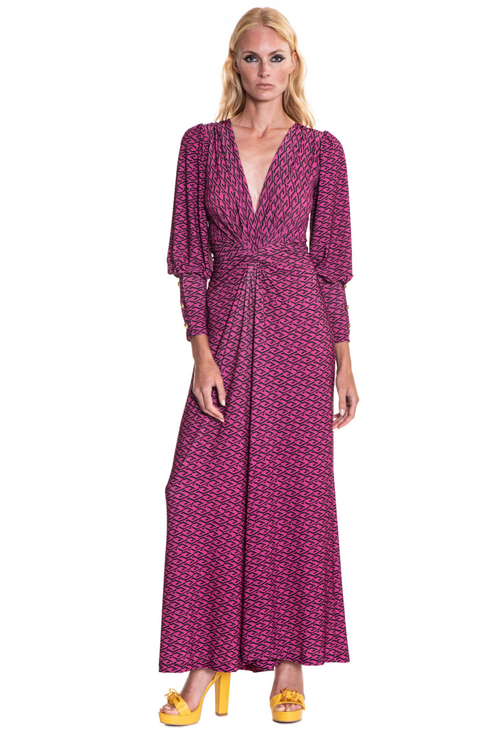 Carrie Signature V-Neck Wide Leg Jumpsuit