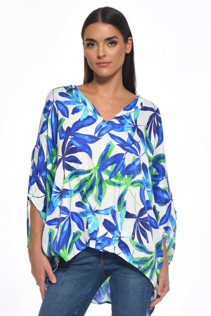 Jason V-Neck Flowing Kaftan Top