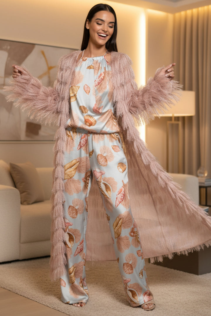 Eyelashes Midi Duster | Julian Chang