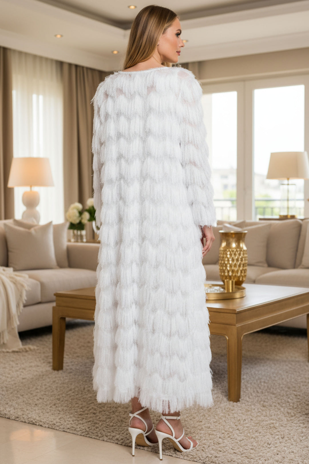 Eyelashes Midi Duster | Julian Chang