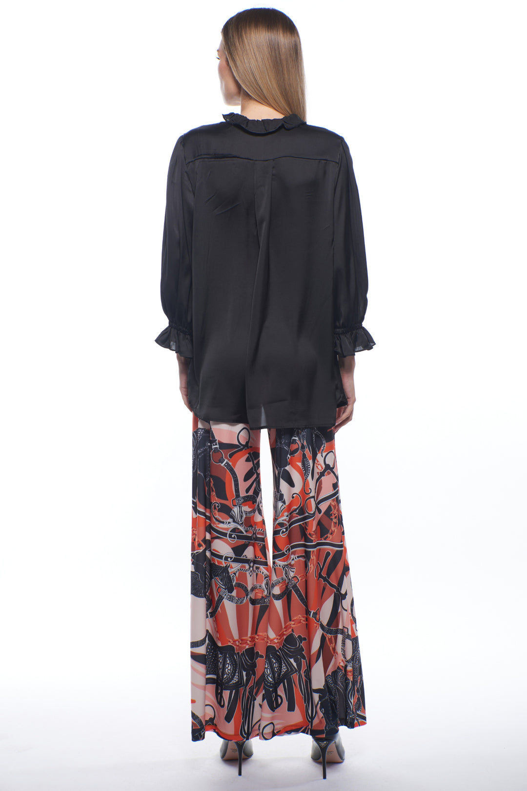Tara Wide Leg Luxury Pants