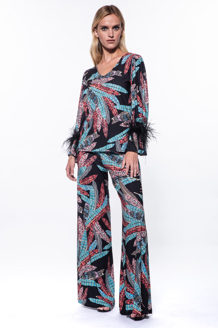 Tara Wide Leg Luxury Pants