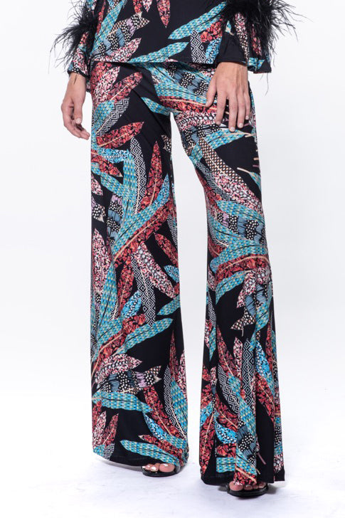 Tara Wide Leg Luxury Pants