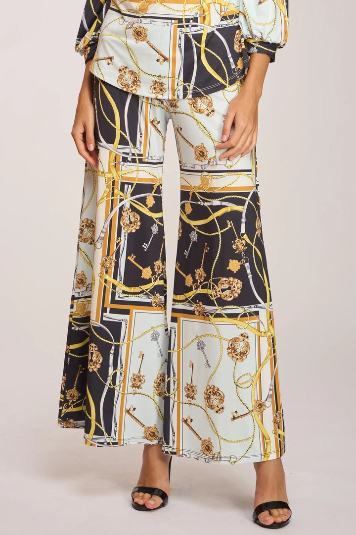 Tara Wide Leg Luxury Pants