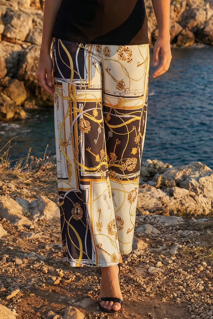 Tara Wide Leg Luxury Pants