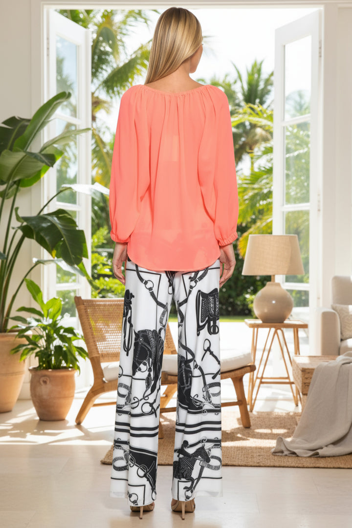 Tara Wide Leg Luxury Pants