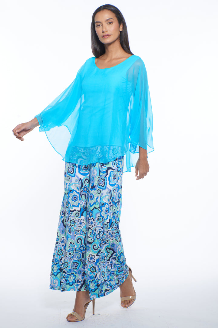 Tara Wide Leg Luxury Pants