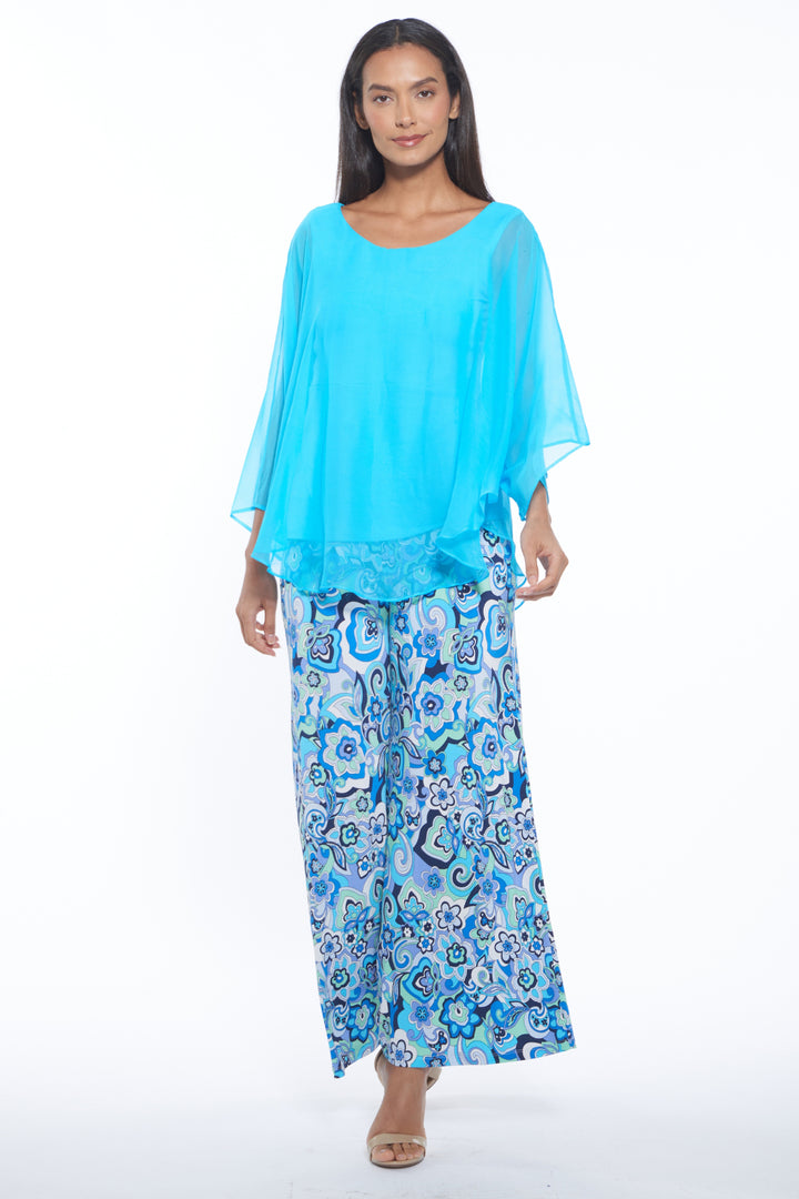 Tara Wide Leg Luxury Pants