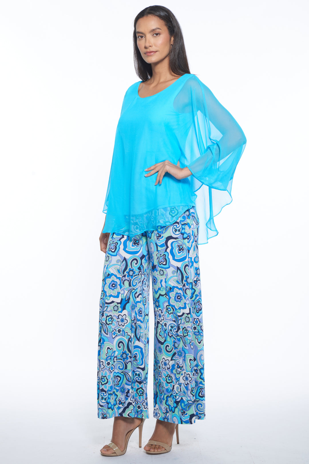 Tara Wide Leg Luxury Pants