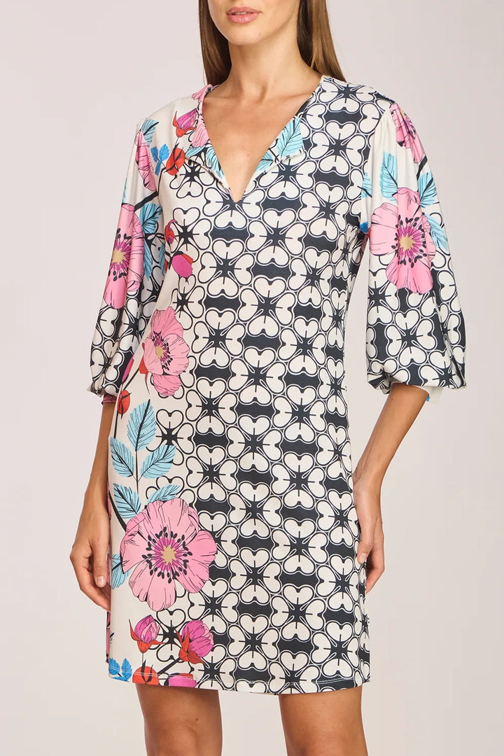 Donna V-Neck Billow Sleeved Tunic