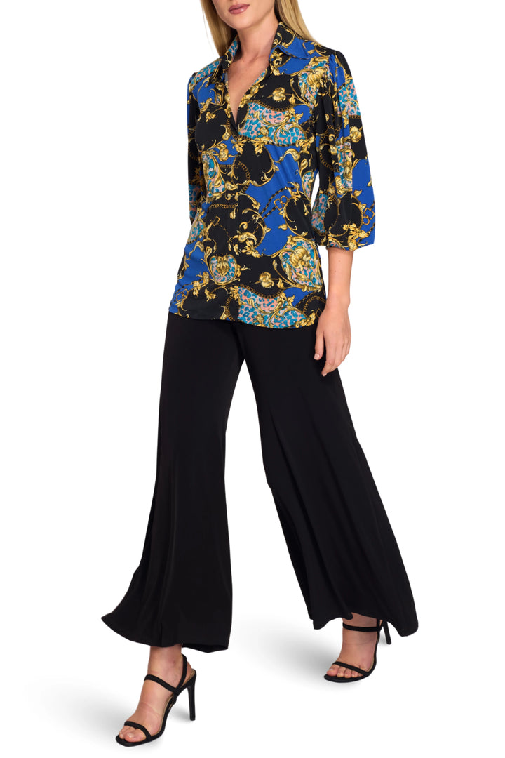 Heidi Button Down Puff Sleeve Blouse
