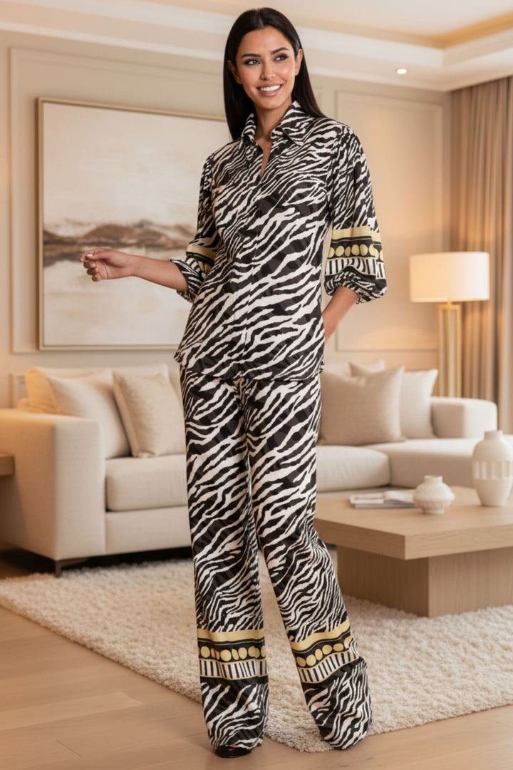 Heidi Button Down Puff Sleeve Blouse | Julian Chang