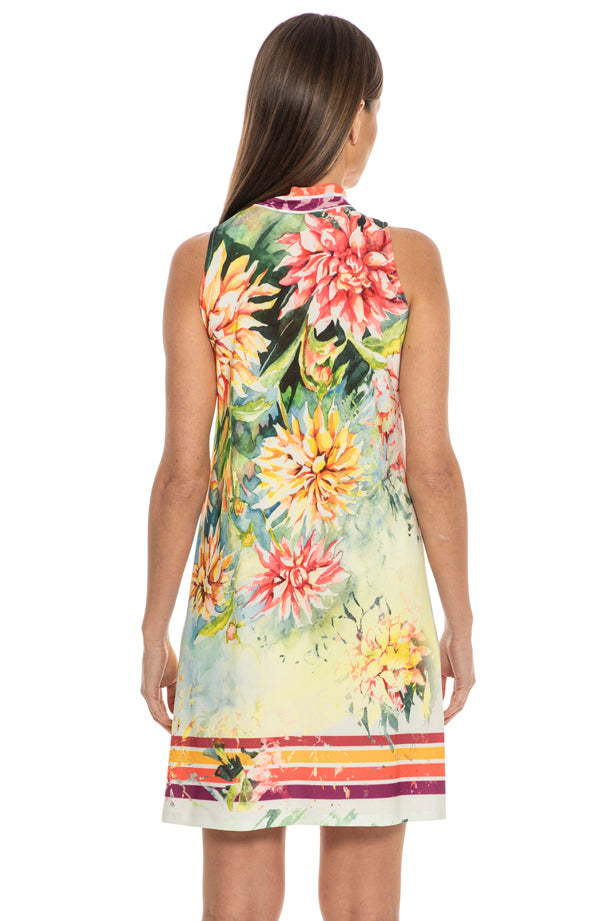 Dany Sleeveless V-Neck Mini Dress