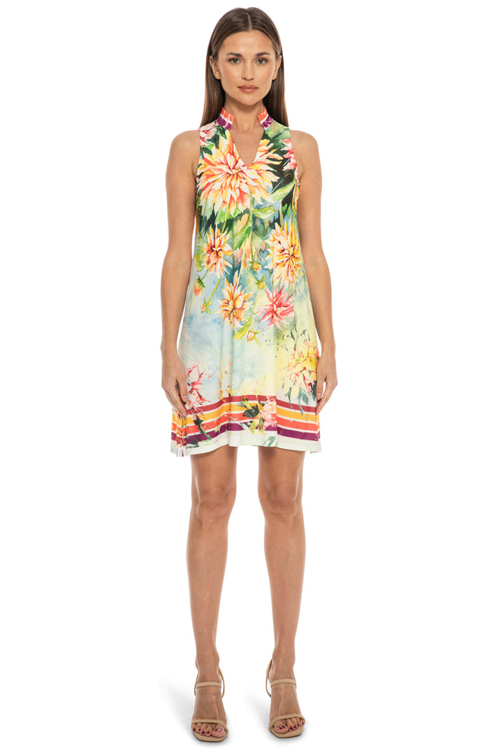 Dany Sleeveless V-Neck Mini Dress