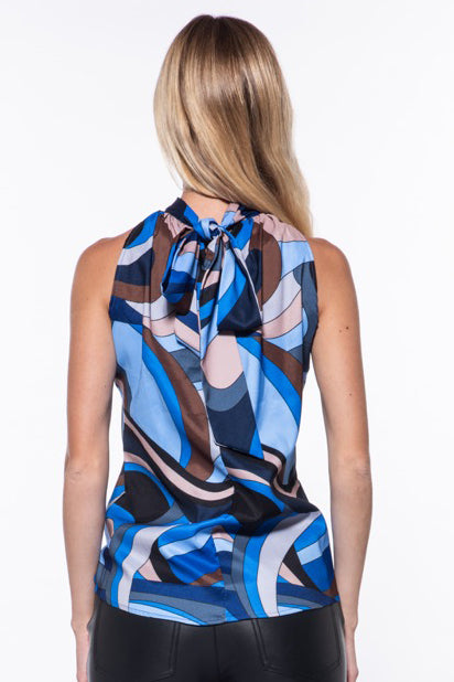 Karina Luxury Print Halter Top