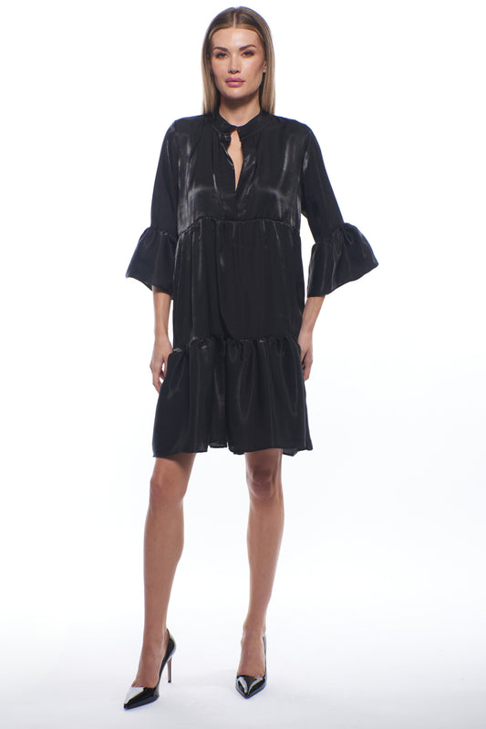 Ina Luxe Tiered Mini Dress