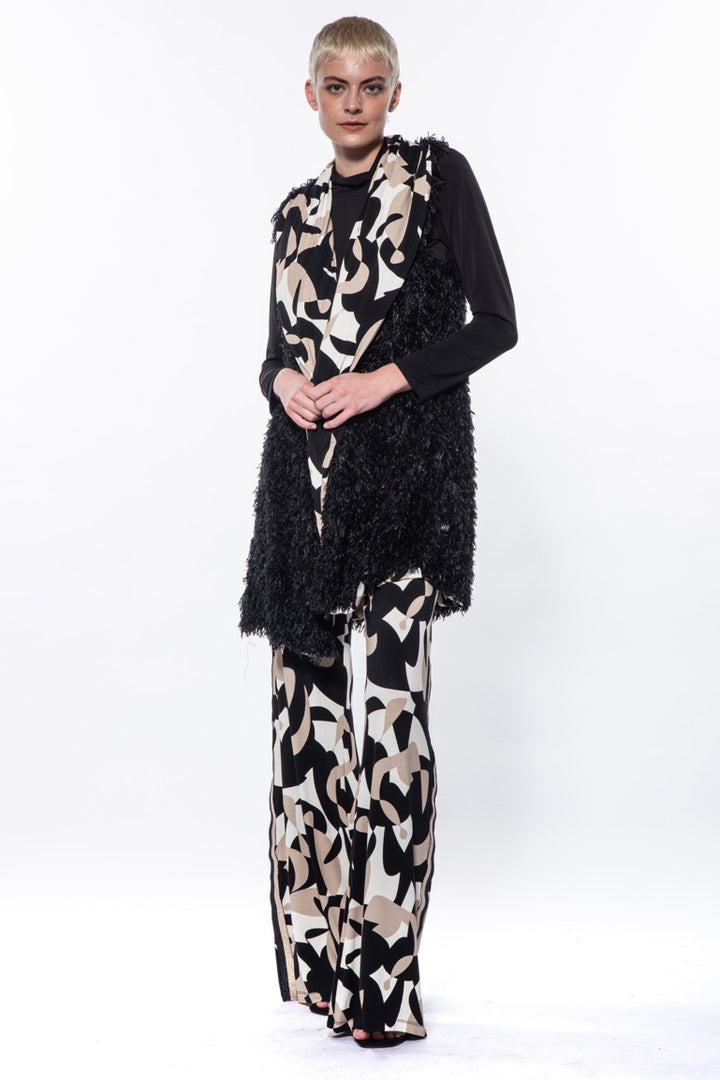 Tula Pucci Fall Shag Reversible Vest