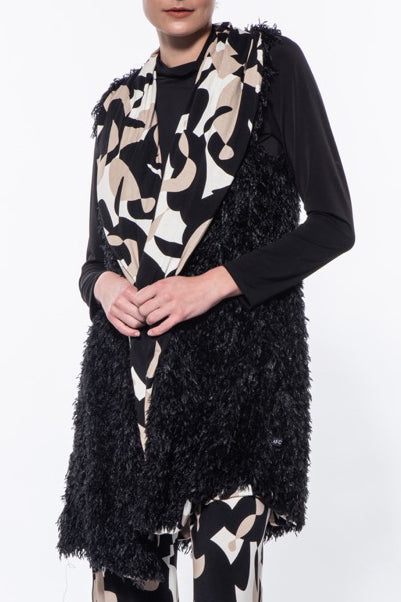 Tula Pucci Fall Shag Reversible Vest