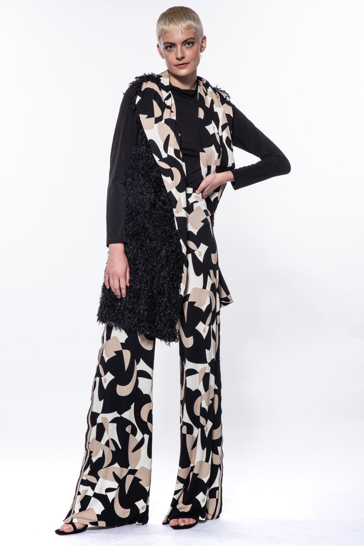 Tula Pucci Fall Shag Reversible Vest