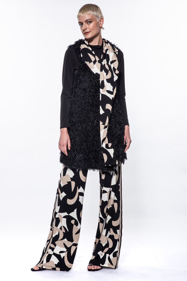 Tula Pucci Fall Shag Reversible Vest