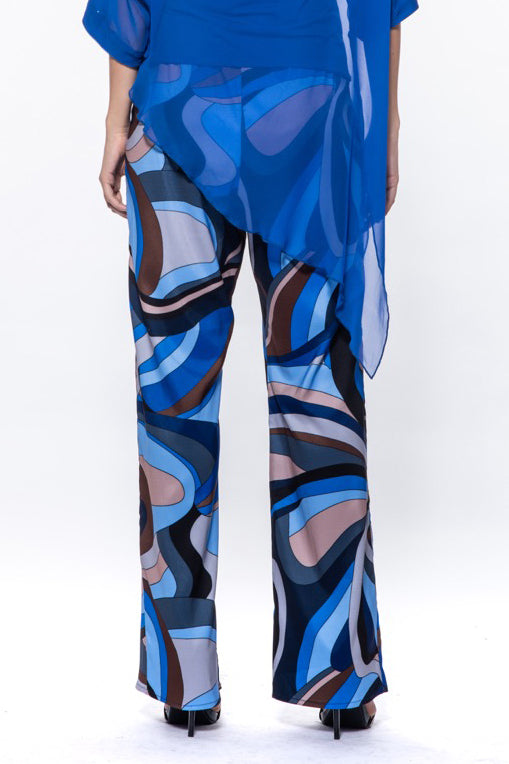 Aria Blue Moon Wide-Leg Pant BAck view 
