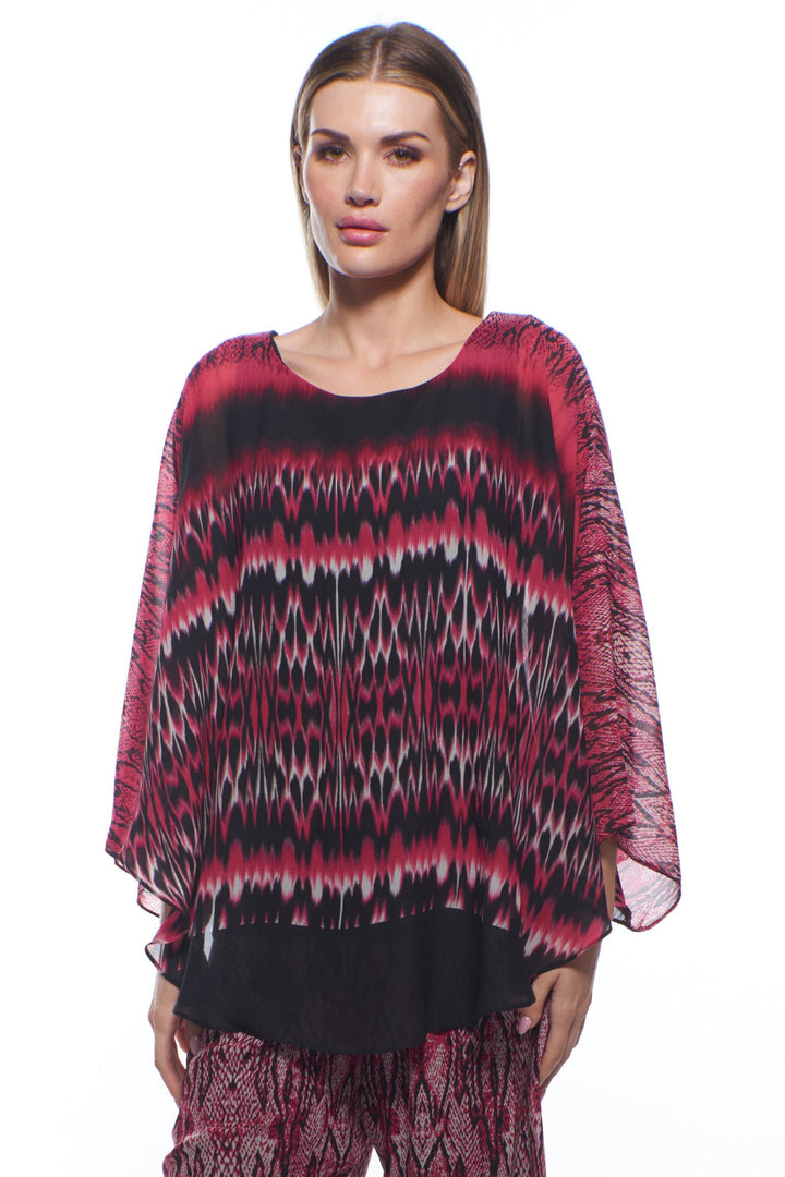 Clair Sheer Layered Reversible Purina Top
