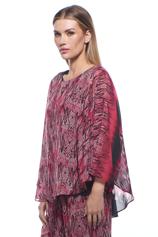 Clair Sheer Layered Reversible Purina Top