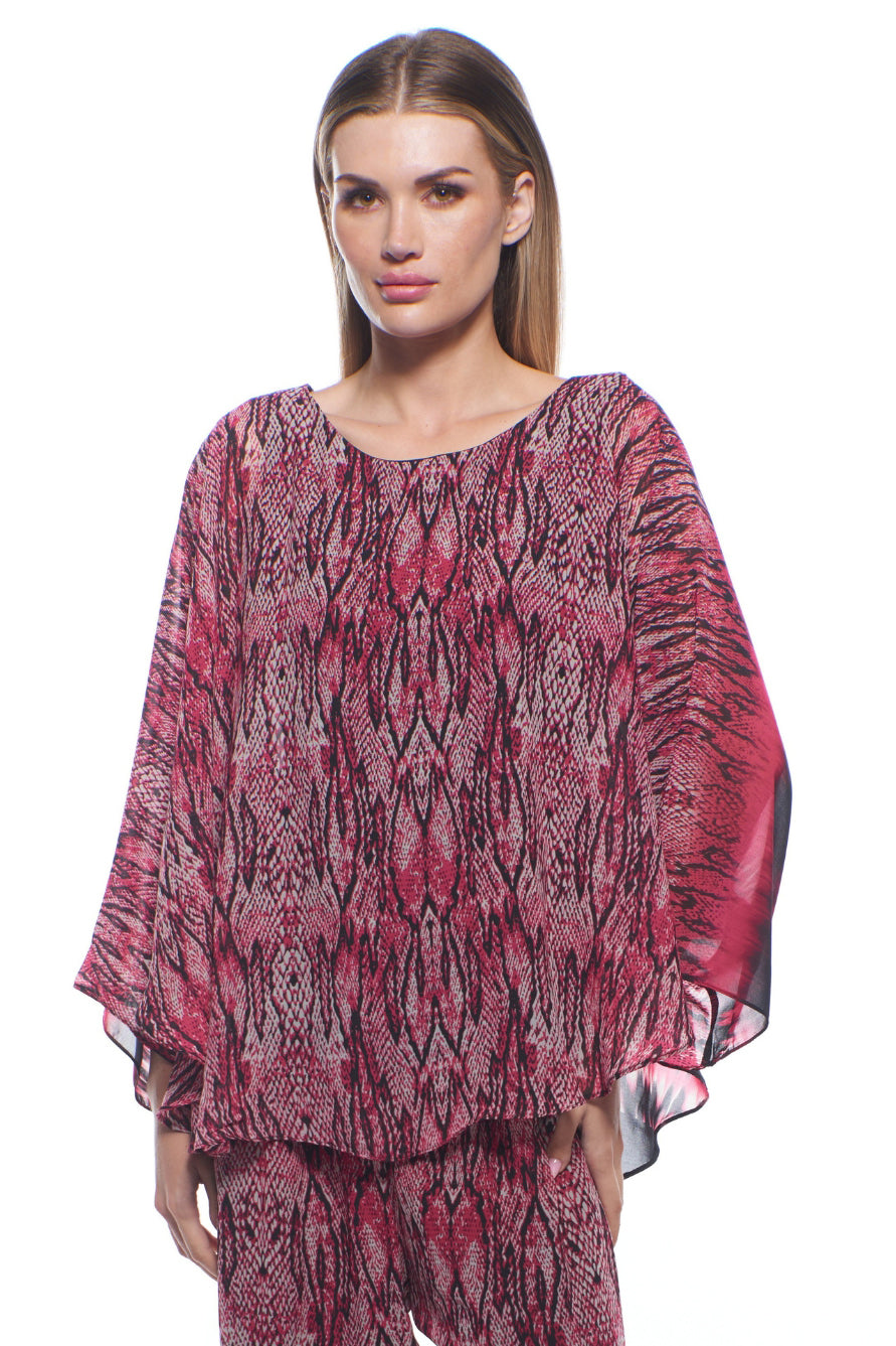 Clair Sheer Layered Reversible Purina Top