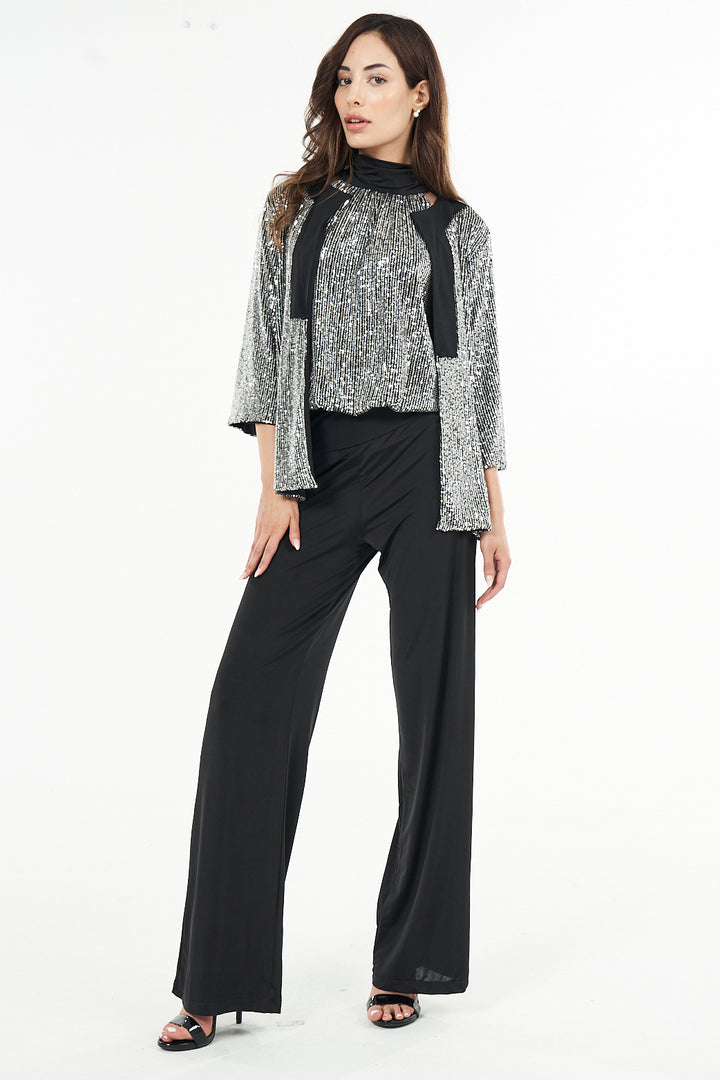 Game Luxury Silver Sequins Jacket