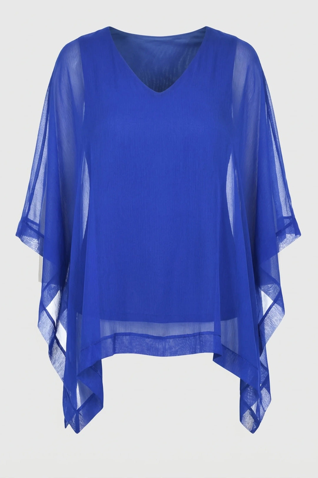 Penelope Sheer Asymmetrical Caftan Top